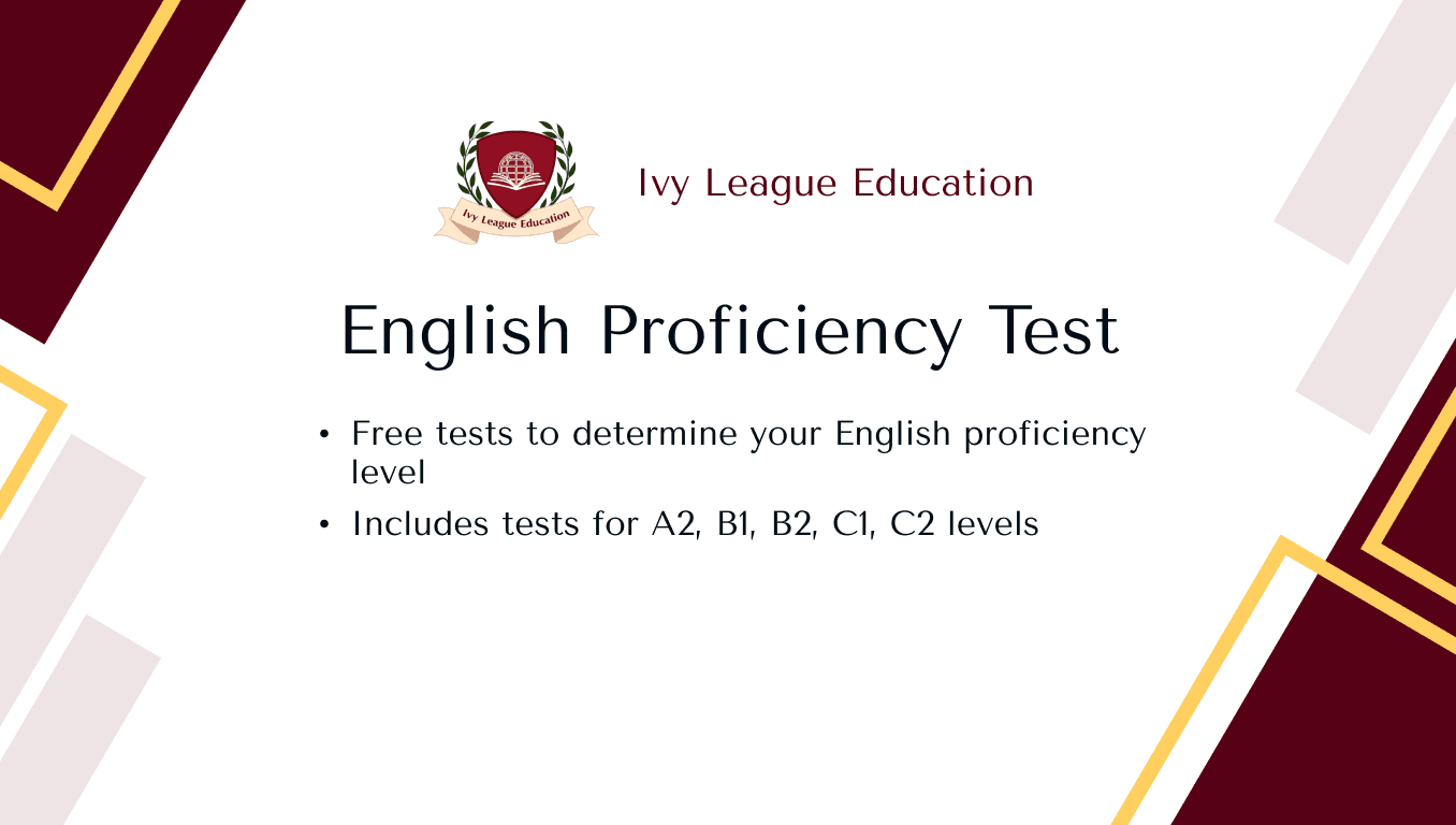 Free English Language Proficiency Test