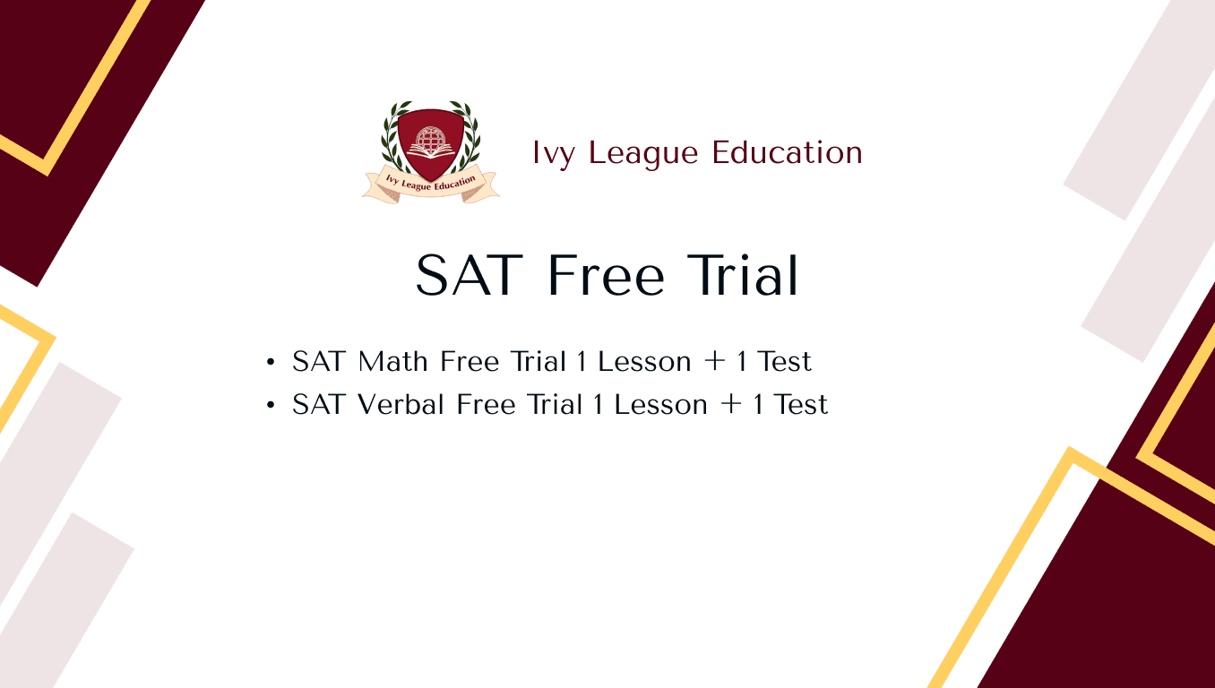 SAT FREE TRIAL (Бесплатные пробные уроки по SAT)