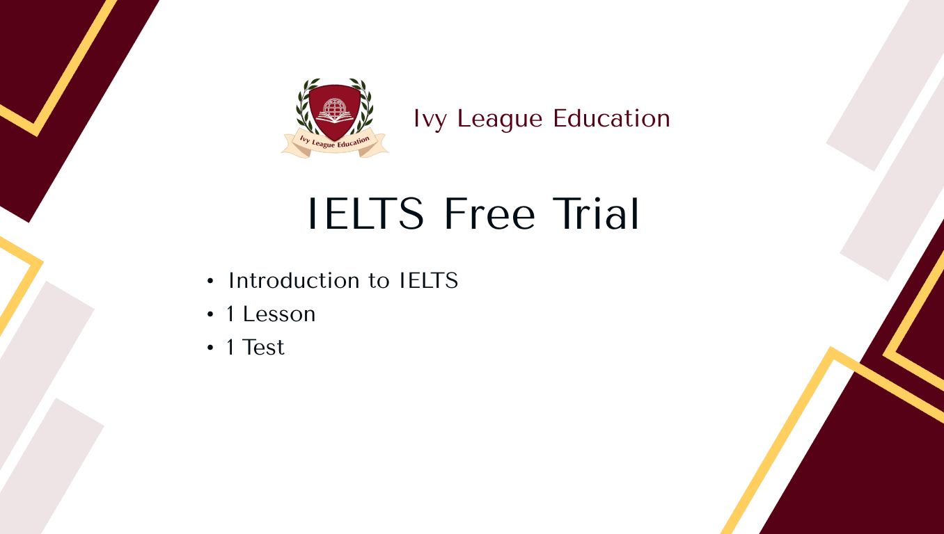 IELTS FREE TRIAL (Бесплатный пробный урок по IELTS Full Course)